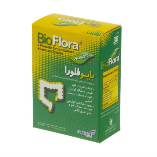 کپسول بایو فلورا تک ژن فارما 30 عدد