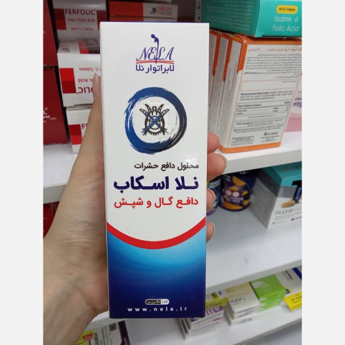 محلول دافع حشرات نلا اسکاپ برای محافظت در برابر گزش پشه و حشرات