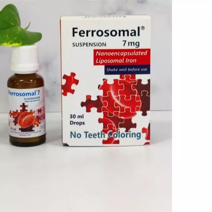 قطره آهن فروزومال 7 میلی گرم سیمرغ دارو عطار 30 میلی لیتر نمای ۲