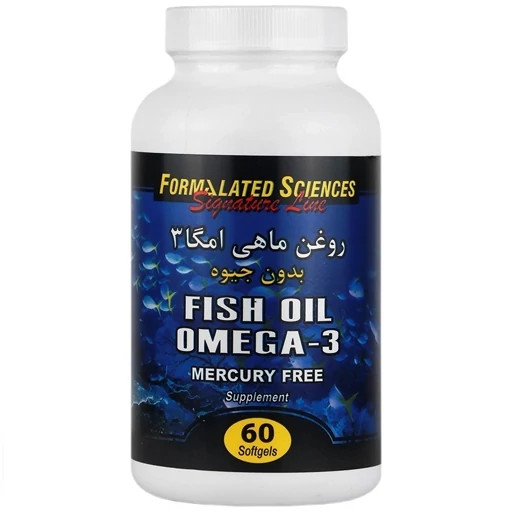 کپسول امگا 3 فرمولیتد ساینسز بدون جیوه 60 عددی