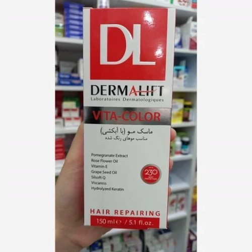 ماسک مو درمالیفت مخصوص موهای رنگ شده 150 میلی لیتر
