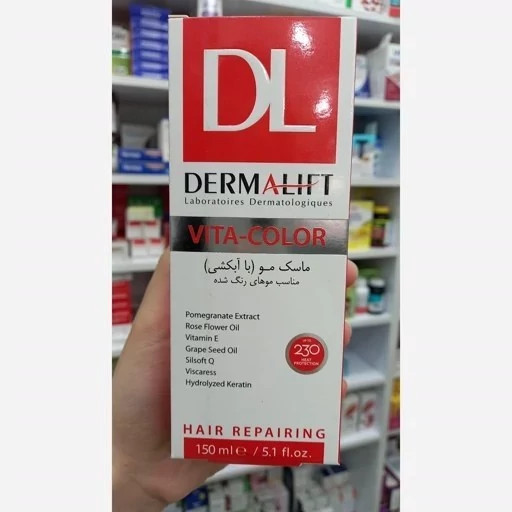 ماسک مو درمالیفت مخصوص موهای رنگ شده 150 میلی لیتر