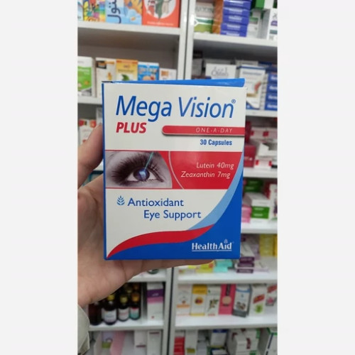 کپسول مگا ویژن پلاس هلث اید برای سلامت چشم و بینایی
