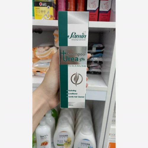 شامپو اوره 5 درصد ثمین برای پوست سر خشک و حساس