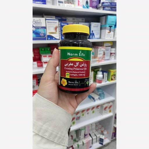 سافت ژل روغن گل مغربی نورم لایف برای سلامت بانوان و پوست