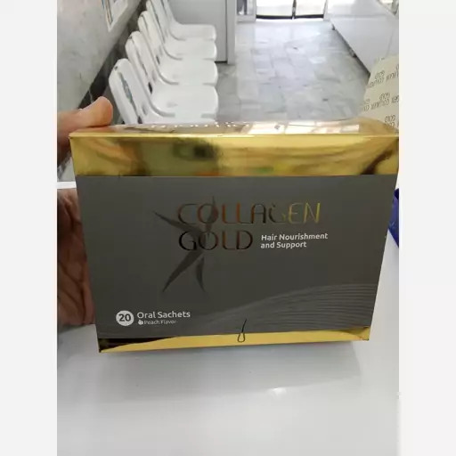 ساشه کلاژن گلد آدریان مناسب سلامت پوست و مو