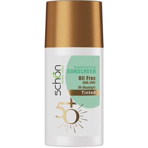 فلوئید ضد آفتاب با SPF50 رنگی مناسب انواع پوست شون حجم 50 میل