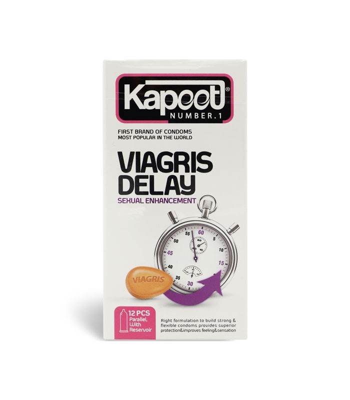 کاندوم کاپوت مدل Viagris Delay تعداد  ۱۲ عددی