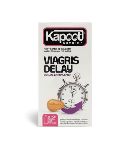 کاندوم کاپوت مدل Viagris Delay تعداد ۱۲ عددی