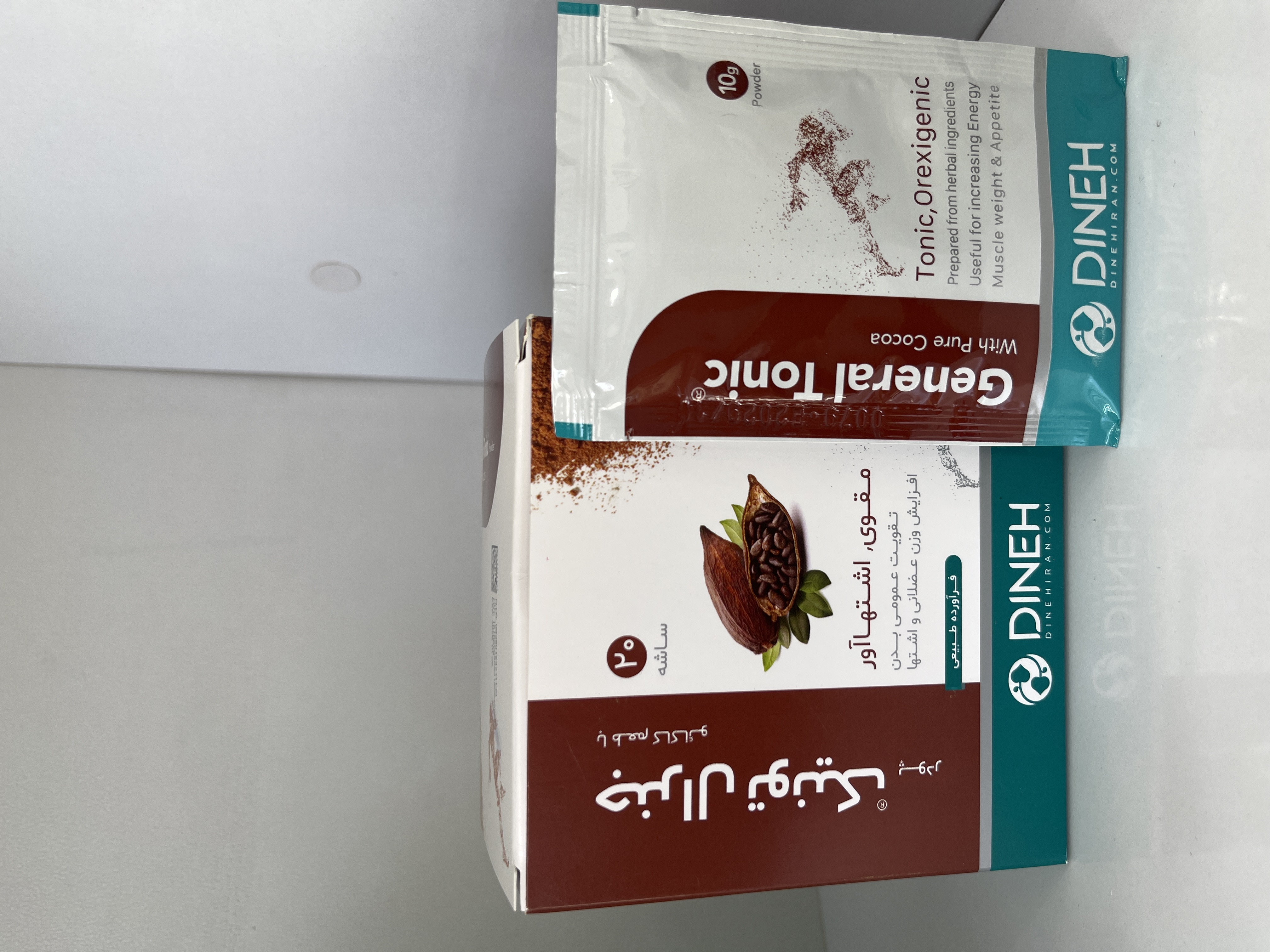 ساشه جنرال تونیک کاکائویی دینه بسته 20 عددی