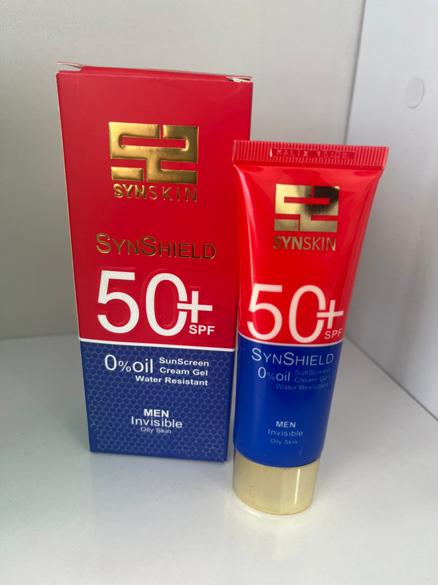 کرم ژل ضدآفتاب تیوپی بیرنگ ساین شیلد SPF50+ ساین اسکین مخصوص آقایان