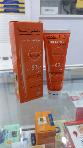 کرم ضد آفتاب رنگی دکتر ژیلا SPF63 مناسب انواع پوست