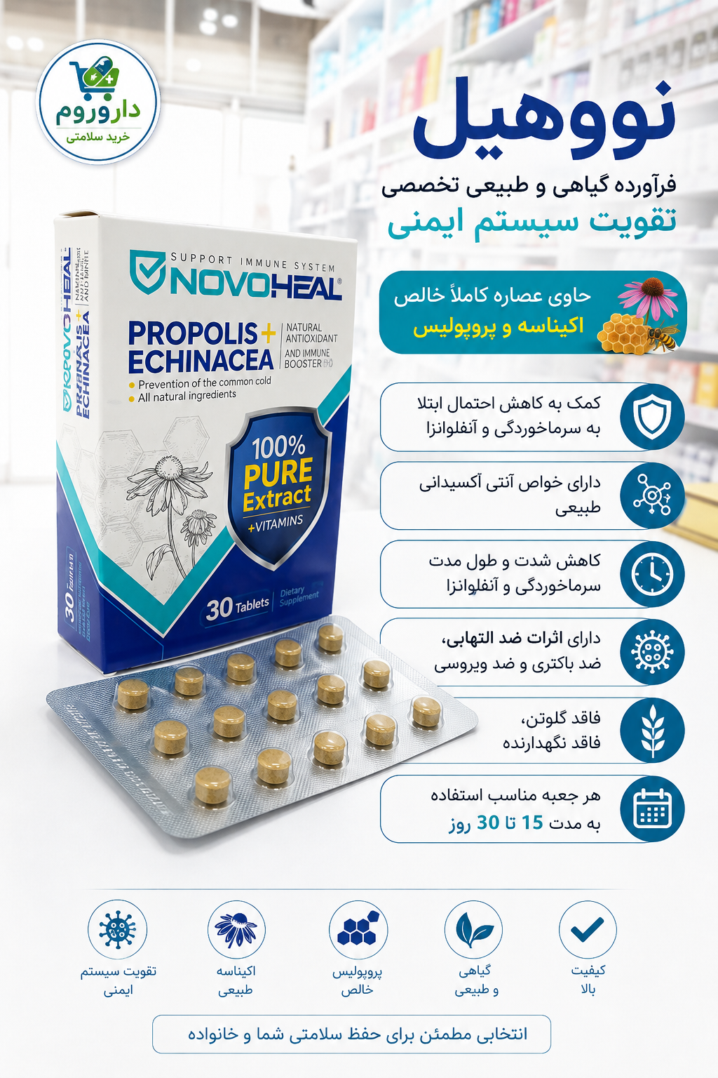 قرص نووهیل  بسته 30 عددی