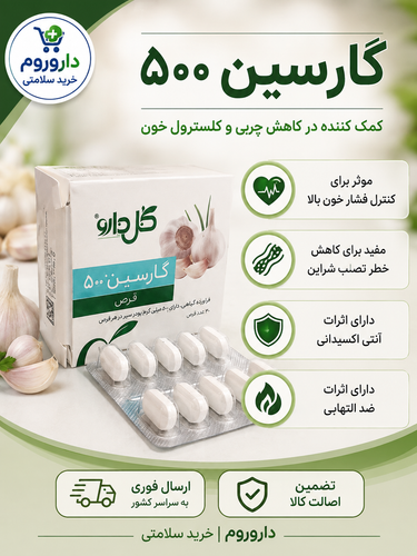 قرص گارسین 500 میلی گرم گل دارو 30 عددی