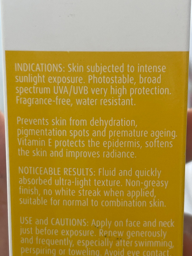 کرم ضدآفتاب بی رنگ SPF50 سسکین 50 میل