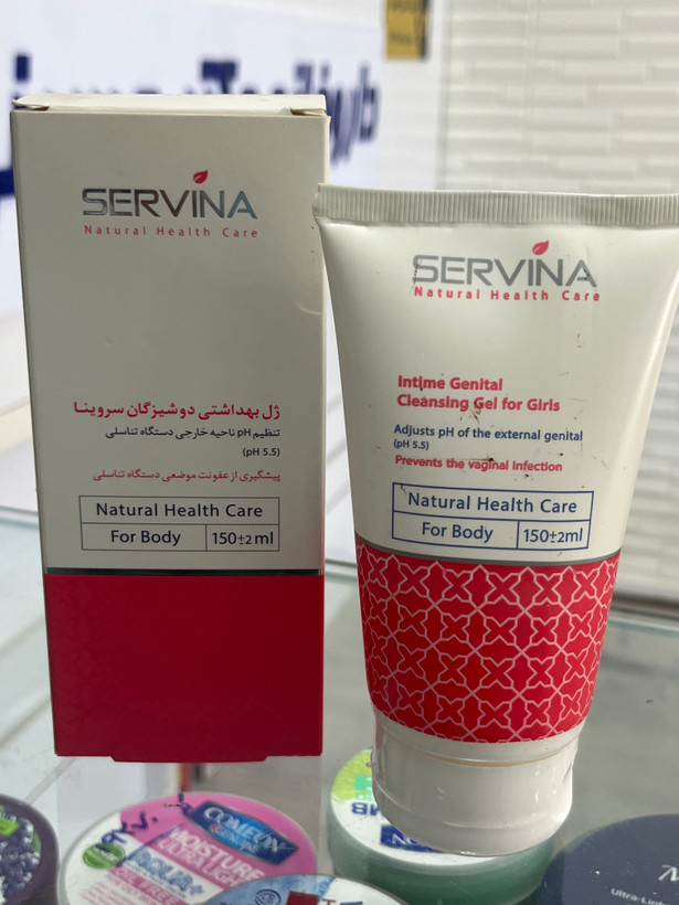 ژل بهداشتی دوشیزگان سروینا 150 میل