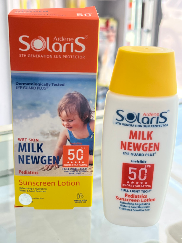 لوسیون ضدآفتاب کودکان SPF50 آردن سولاریس 100 میل