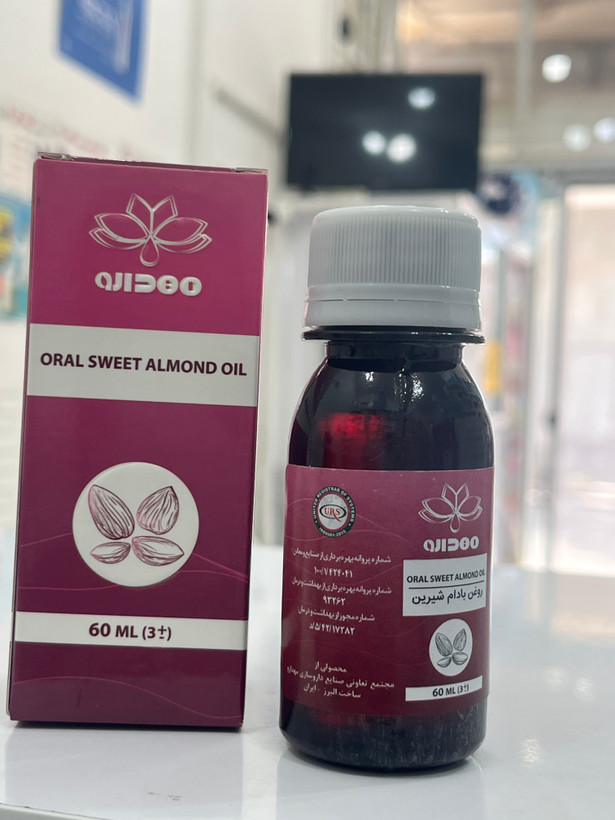 روغن بادام شیرین مهدارو 60 میلی لیتر | خوراکی و ملین