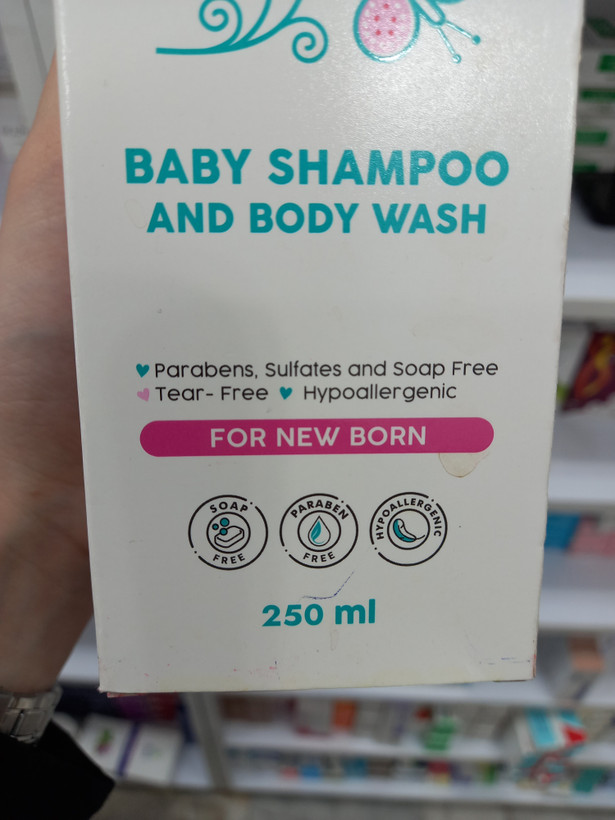 شامپو سر و بدن نوزاد سینره بیبی ۲۵۰ میلیلیتر