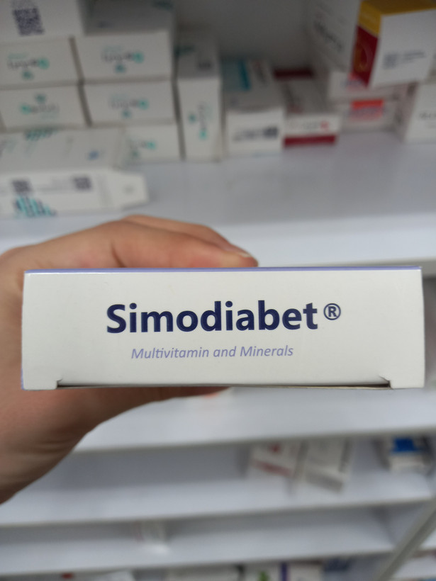 قرص سیمودیابت مولتی ویتامین و مینرال مخصوص افراد دیابتی ۳۰ عدد
