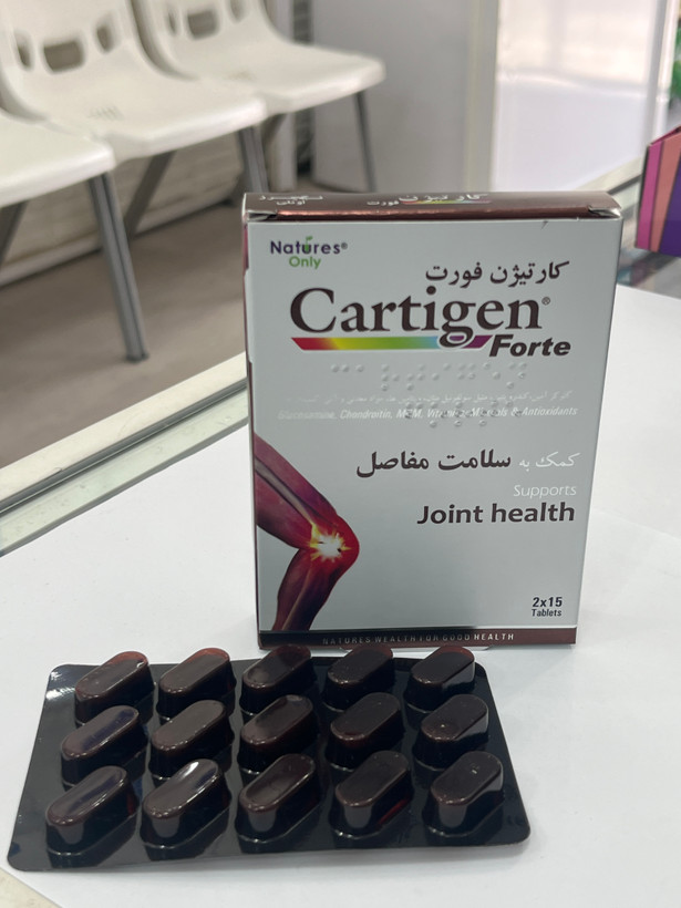 قرص کارتیژن فورت نیچرز اونلی ۳۰ عددی | کمک به سلامت مفاصل