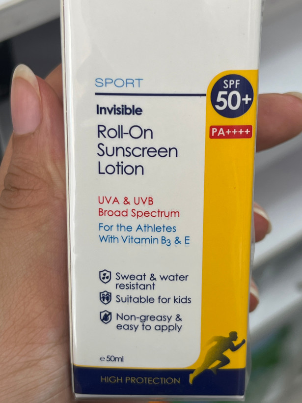لوسیون ضد آفتاب رولآن اسپرت پرایم SPF50+ مناسب انواع پوست حجم ۵۰ میلیلیتر