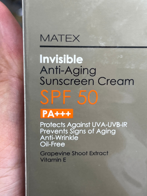 کرم ضد آفتاب جوانکننده بیرنگ ماتکس پرایم SPF50 حجم ۴۰ میلیلیتر