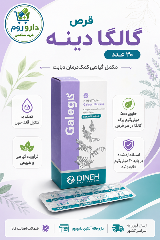 قرص گالگا دینه 30 عددی
