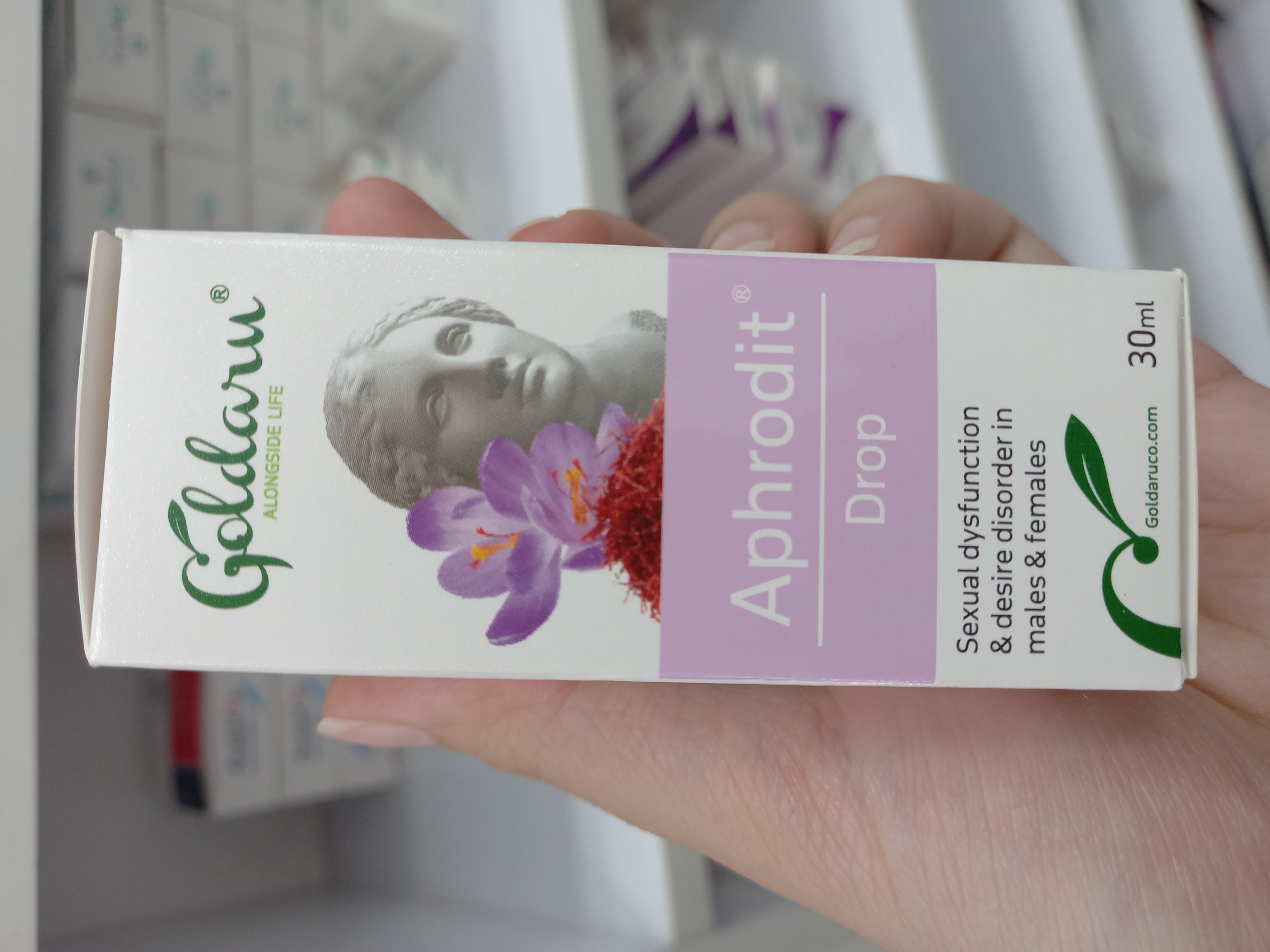 قطره آفرودیت گلدارو برای کمک به افزایش میل جنسی ۳۰ میلیلیتر