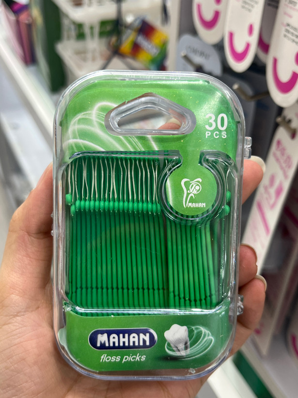 نخ دندان دستهدار ماهان ۳۰ عددی