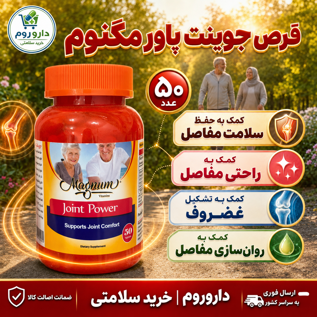 قرص جوینت پاور مگنوم ۵۰ عددی