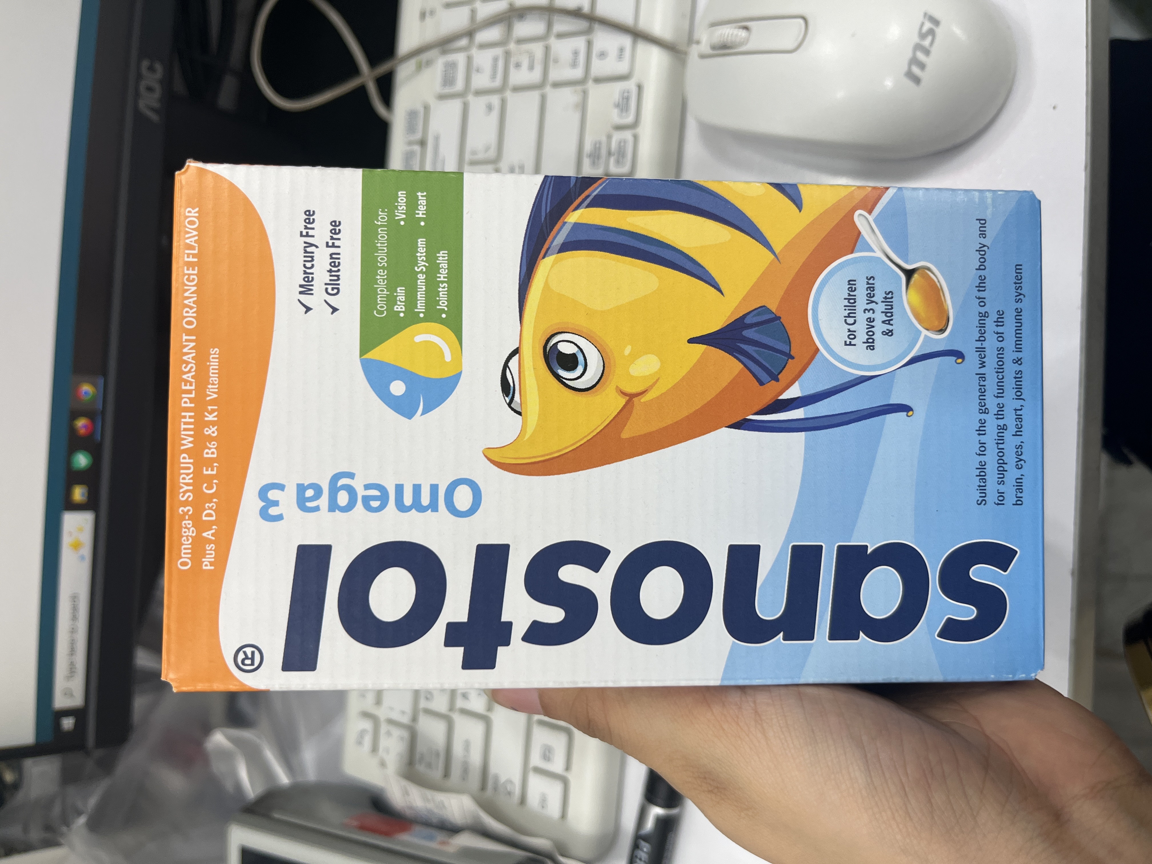 شربت سانستول امگا 3