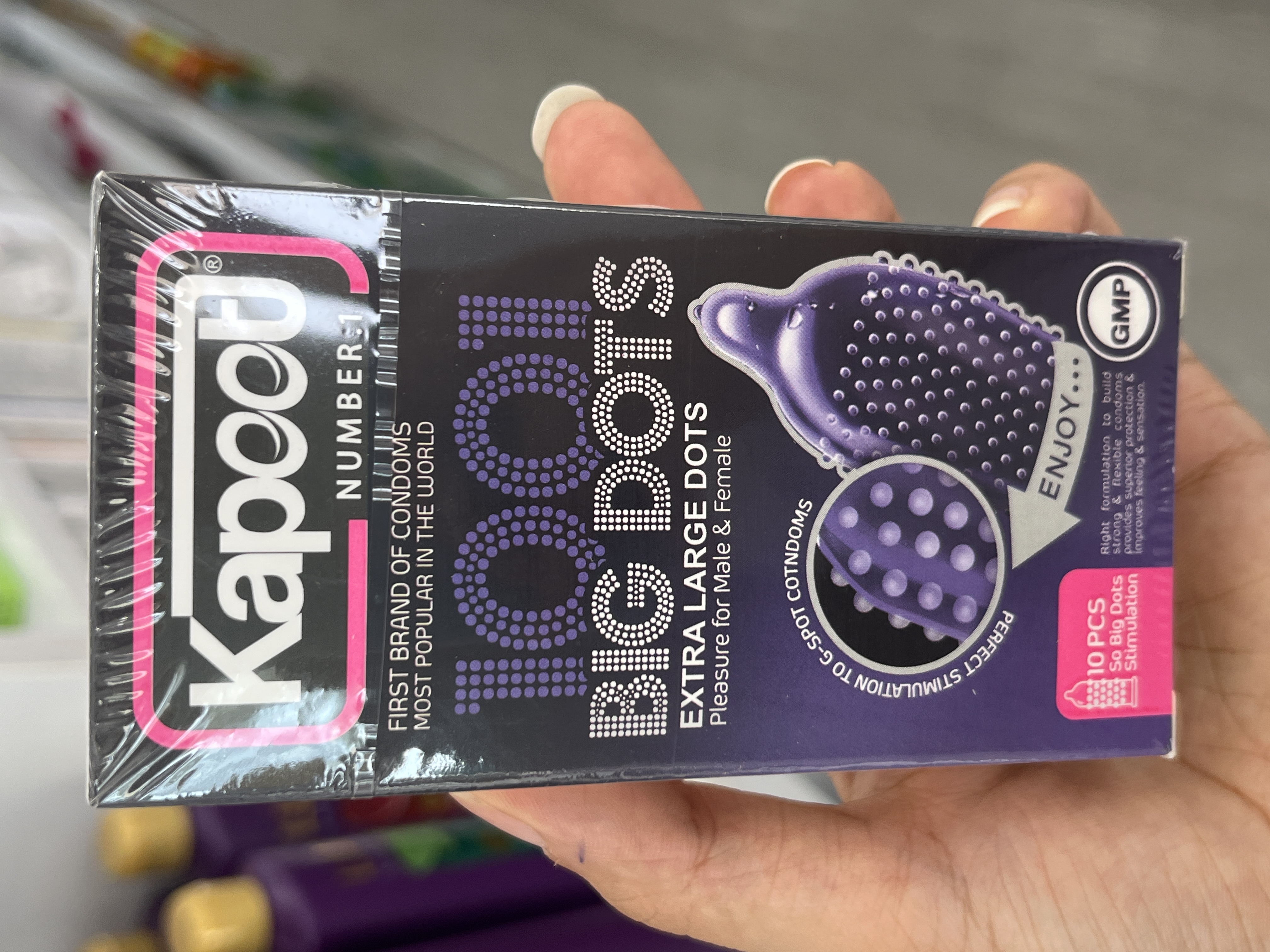 کاندوم خاردار درشت Big Dots کاپوت