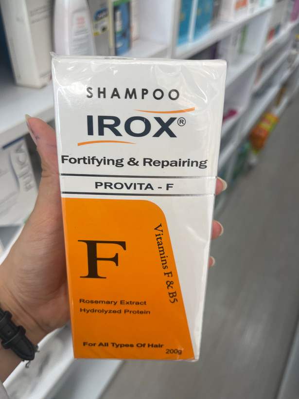 شامپو ایروکس پروویتا F تقویتکننده و ترمیمکننده انواع مو ۲۰۰ گرم