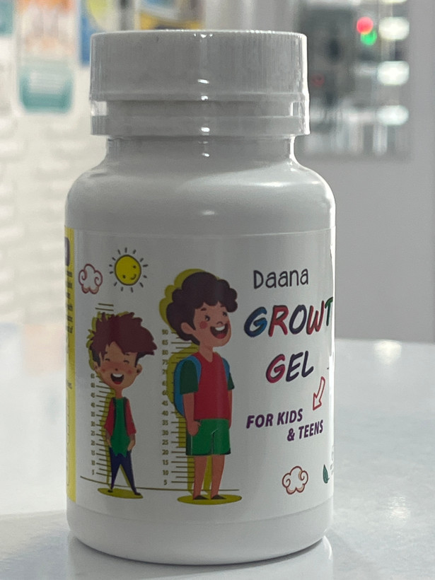 کپسول ژلاتینی نرم دانا گروث ژل ۶۰ عدد | کمک به تقویت استخوان و رشد کودکان و نوجوانان