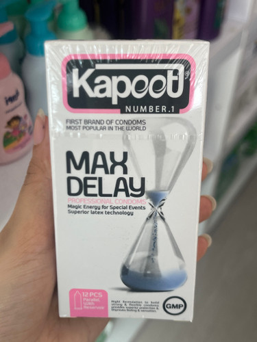 کاندوم تاخیری مضاعف کاپوت مدل Max Delay