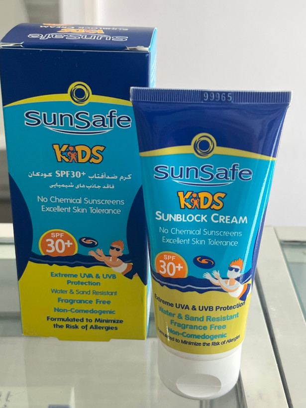 کرم ضد آفتاب کودکان سان سیف SPF 30 (50 گرم)