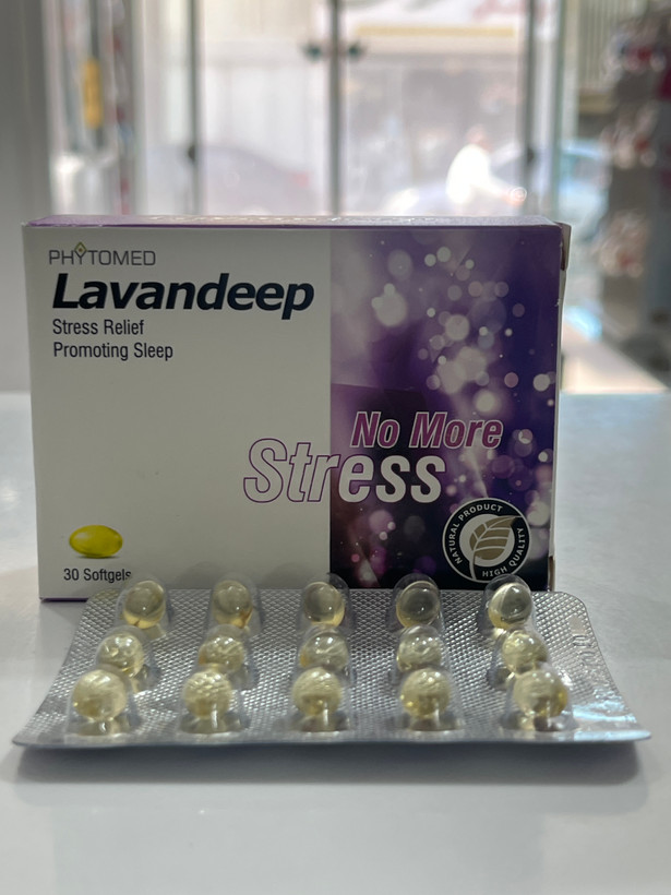 کپسول ژلاتینی لاوندیپ ۳۰ عددی | کاهش اضطراب و بهبود خواب